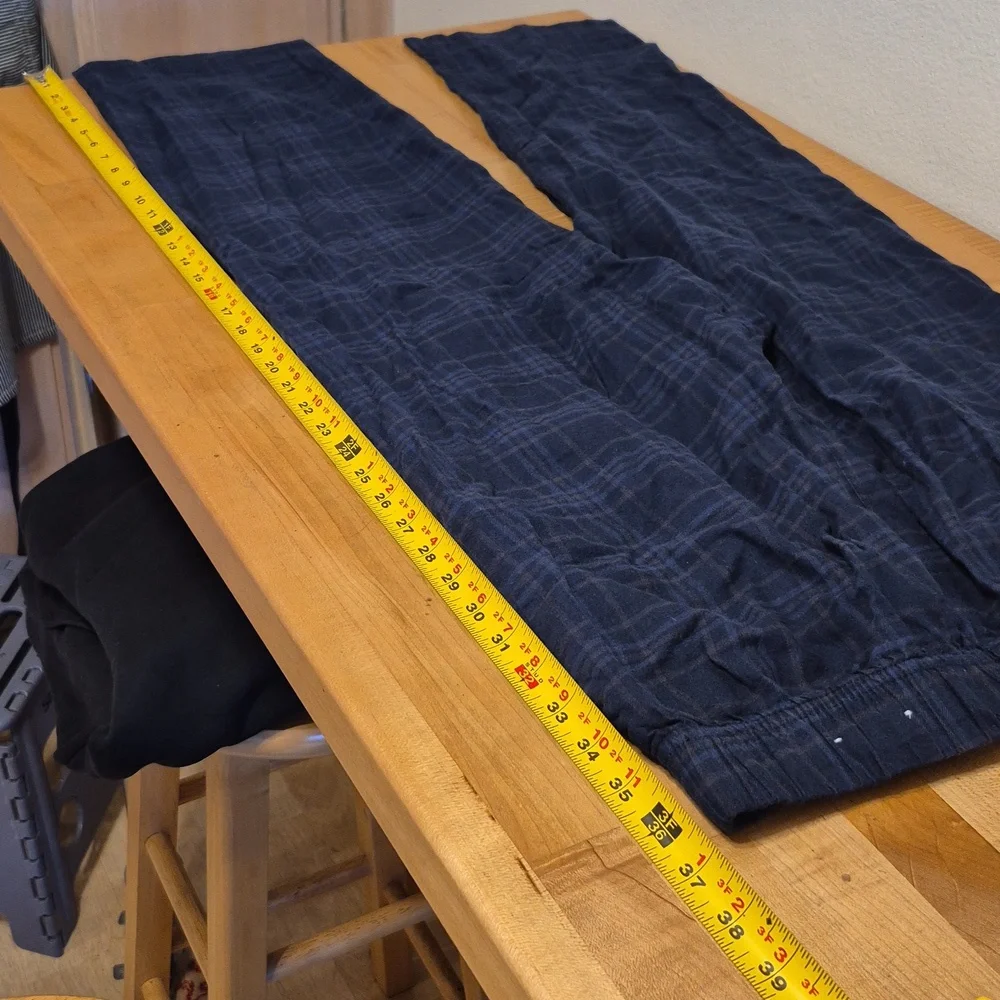 Goodfellow & Co 100% Cotton Blue Plaid Pajama Pants